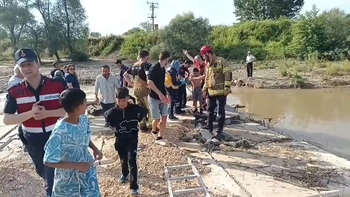 Derede Mahsur Kalan 11 Yaşındaki Çocuk Kurtarıldı
